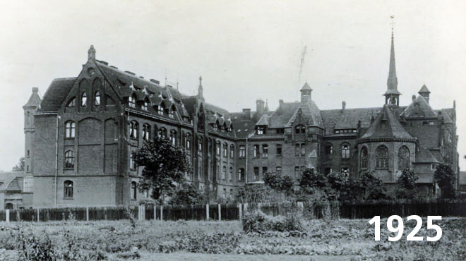 Hausansicht 1925 - Chronik - St.-Josefs-Hospital - St. Lukas Klinikum